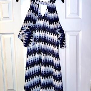Candies chevron shoulder dress